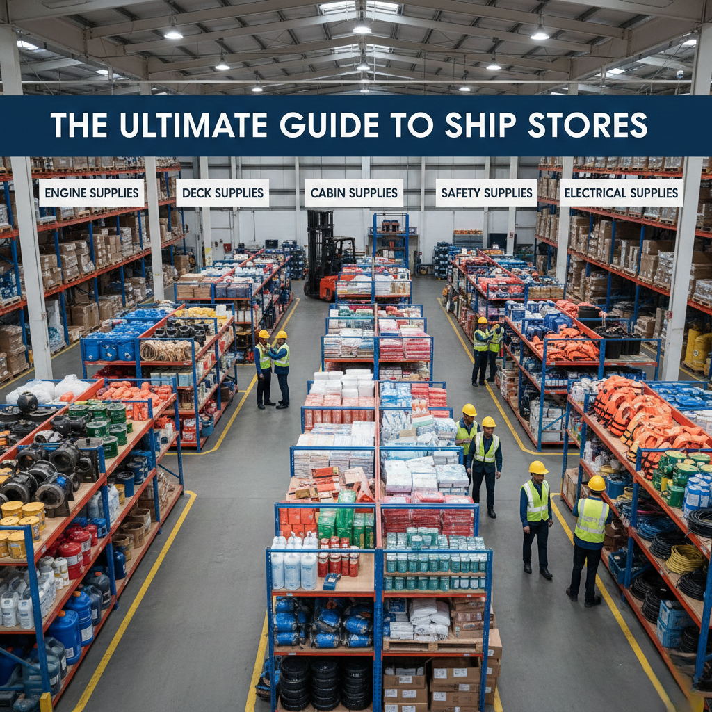 THE ULTIMATE GUIDE TO SHIP STORES: ENGINE, DECK, CABIN, SAFETY & ELECTRICAL SUPPLIES