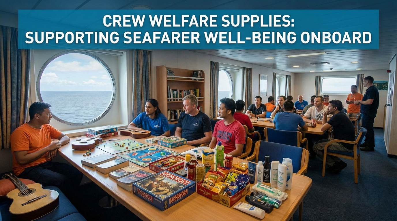 CREW WELFARE SUPPLIES: SUPPORTING SEAFARER WELL-BEING ONBOARD