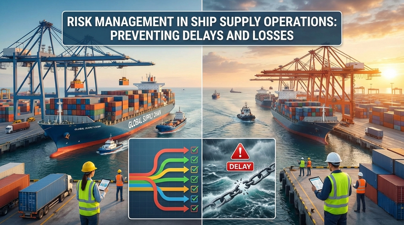 RISK MANAGEMENT IN SHIP SUPPLY OPERATIONS: PREVENTING DELAYS AND LOSSES