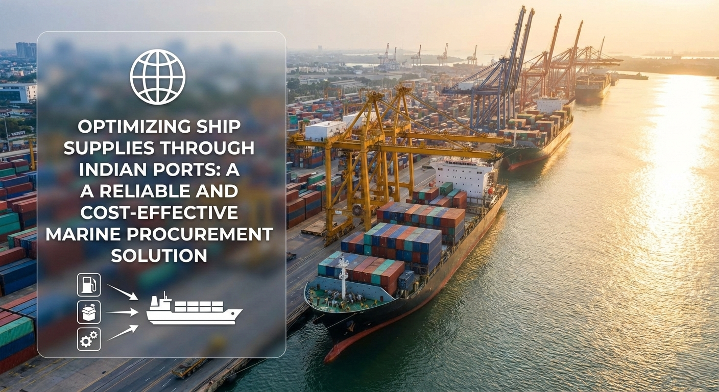 OPTIMIZING SHIP SUPPLIES THROUGH INDIAN PORTS: A RELIABLE AND COST-EFFECTIVE MARINE PROCUREMENT SOLUTION