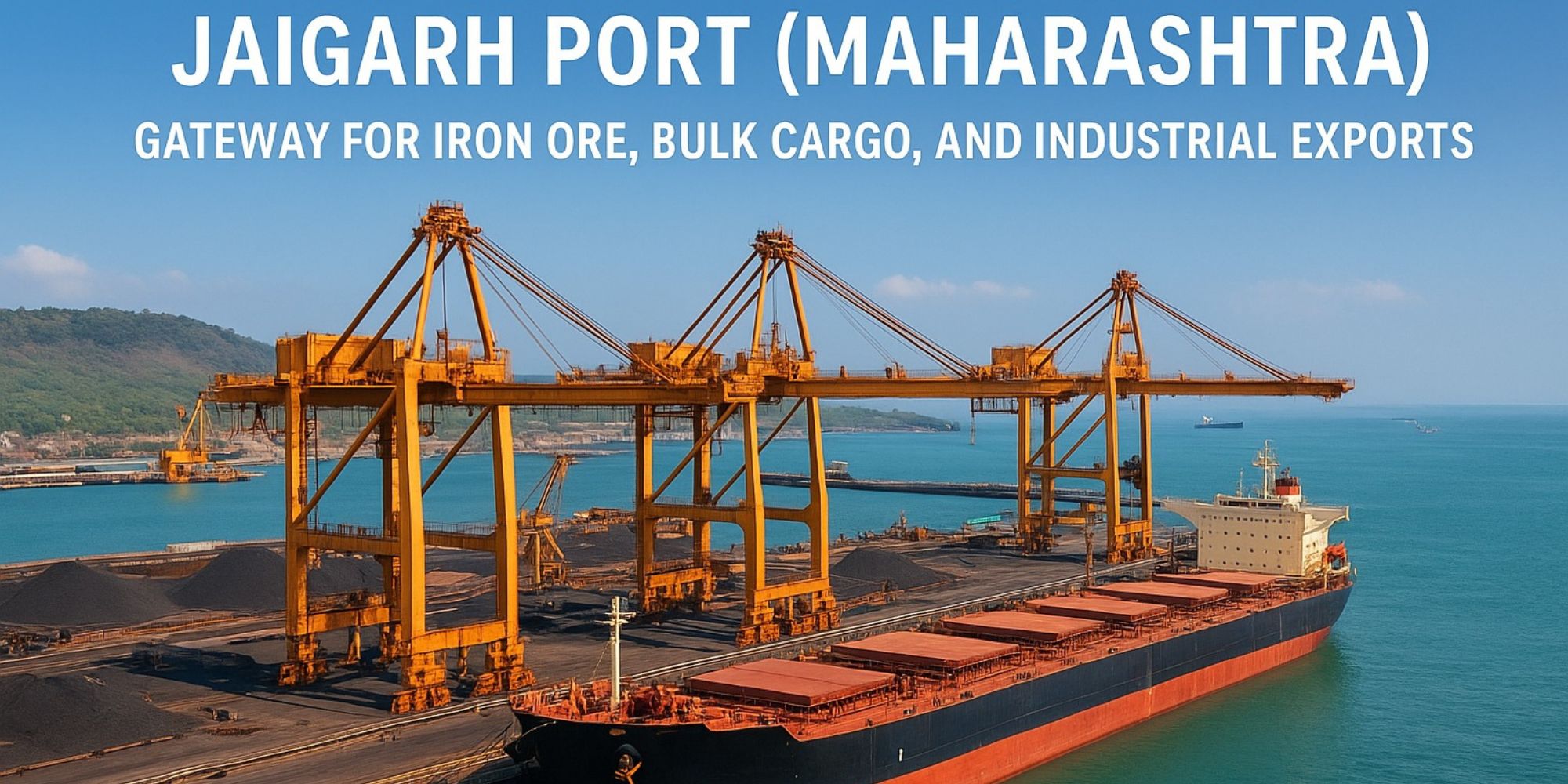 Jaigarh Port (Maharashtra) – Gateway for Iron Ore, Bulk Cargo, and Industrial Exports