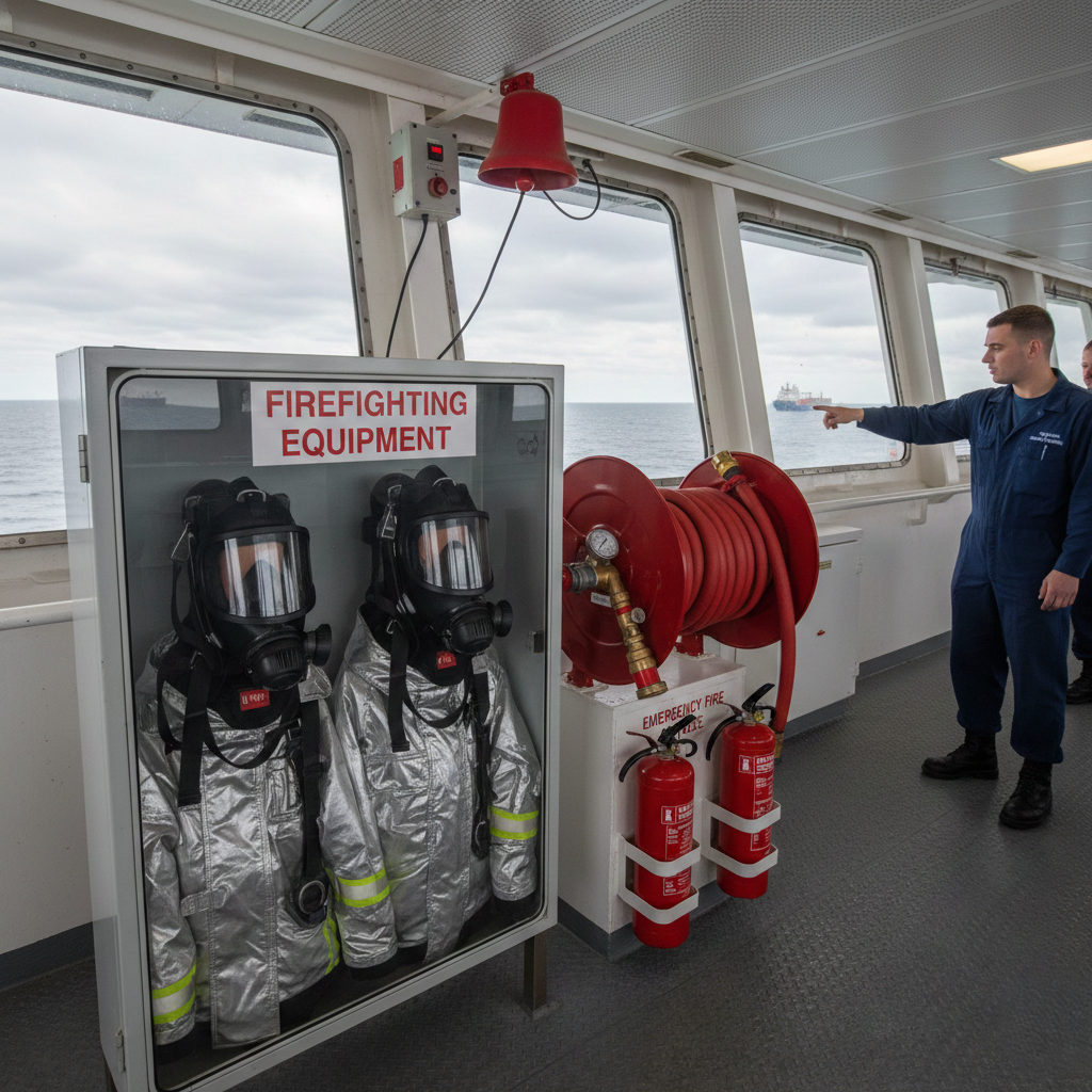 FIREFIGHTING EQUIPMENT ONBOARD: THE FIRST LINE OF DEFENSE AGAINST MARITIME EMERGENCIES