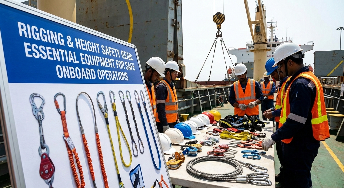 RIGGING & HEIGHT SAFETY GEAR: ESSENTIAL EQUIPMENT FOR SAFE ONBOARD OPERATIONS