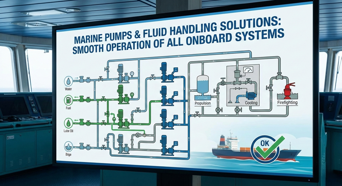 MARINE PUMPS & FLUID HANDLING SOLUTIONS: SMOOTH OPERATION OF ALL ONBOARD SYSTEMS