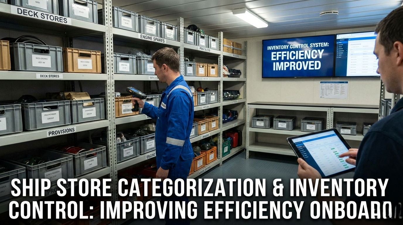 SHIP STORE CATEGORIZATION & INVENTORY CONTROL: IMPROVING EFFICIENCY ONBOARD