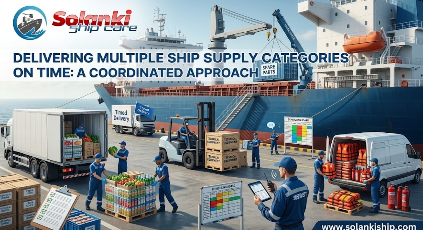 DELIVERING MULTIPLE SHIP SUPPLY CATEGORIES ON TIME: A COORDINATED APPROACH