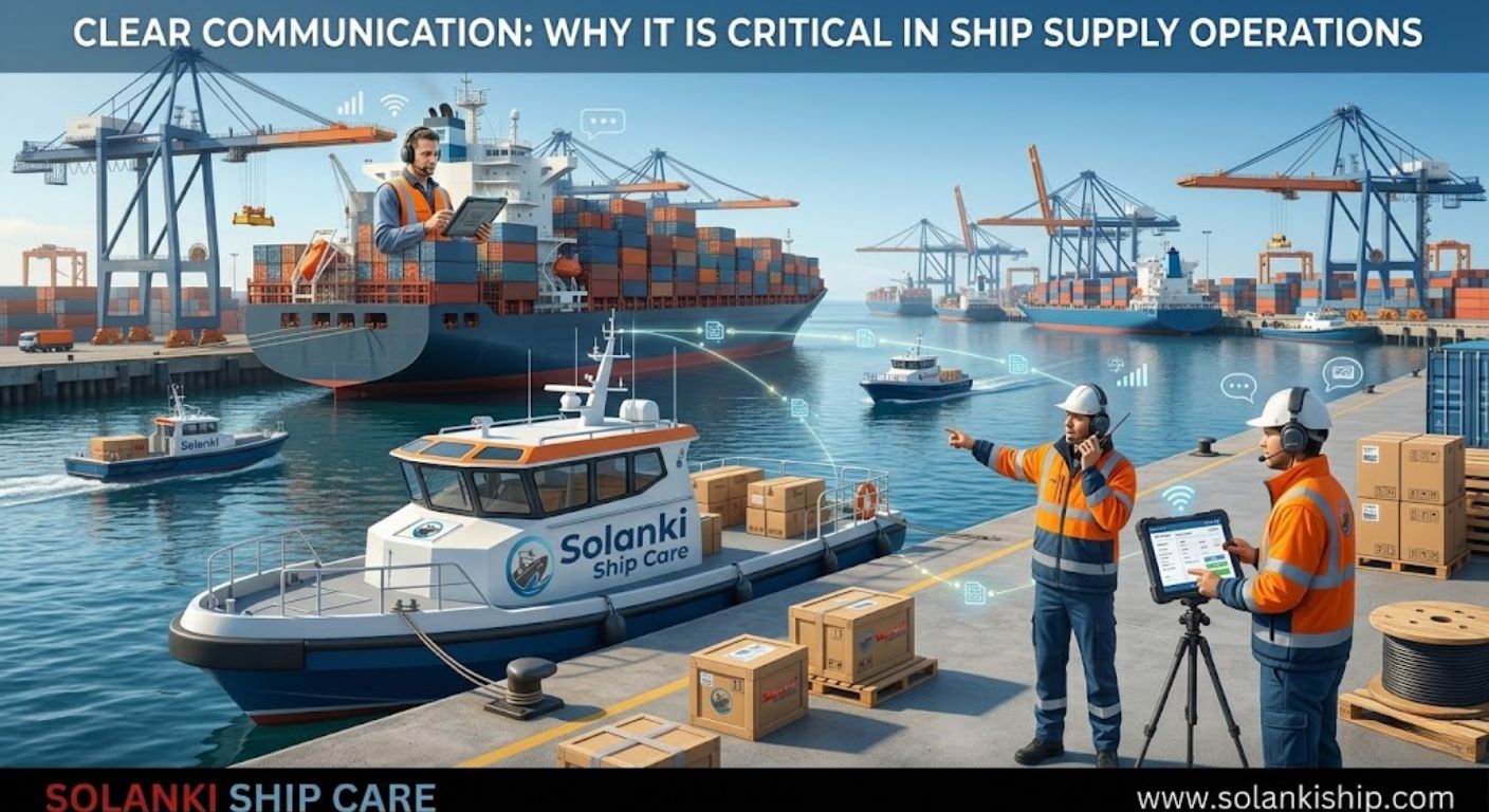 CLEAR COMMUNICATION: WHY IT IS CRITICAL IN SHIP SUPPLY OPERATIONS | SOLANKI SHIP CARE
