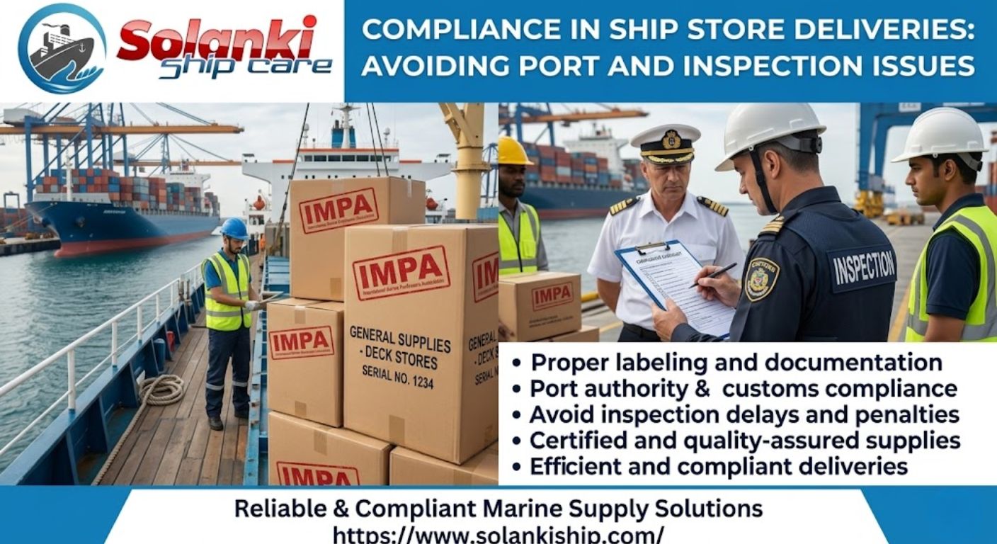 COMPLIANCE IN SHIP STORE DELIVERIES: AVOIDING PORT AND INSPECTION ISSUES