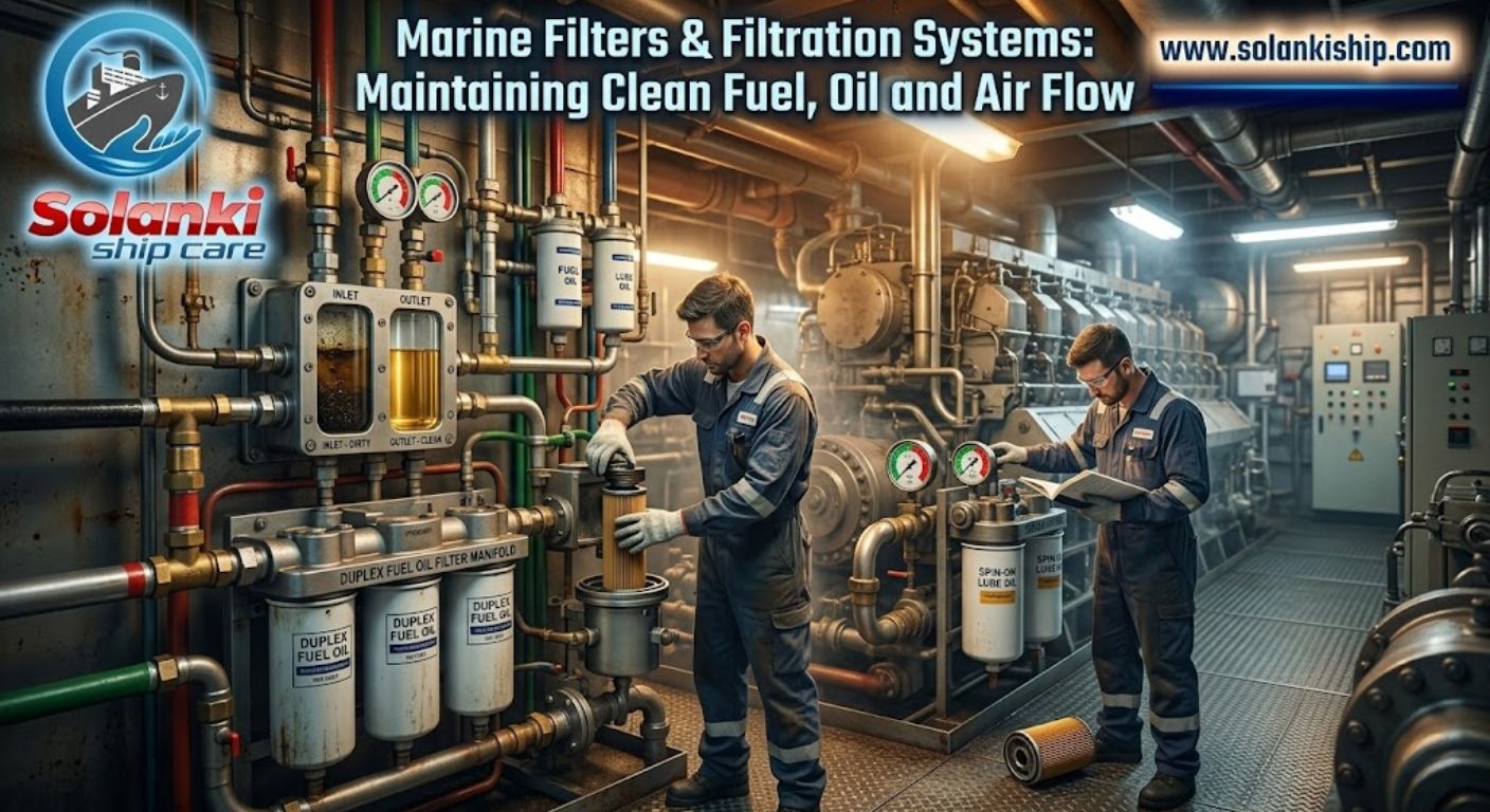 Marine Filters & Filtration Systems: Maintaining Clean Fuel, Oil and Air Flow