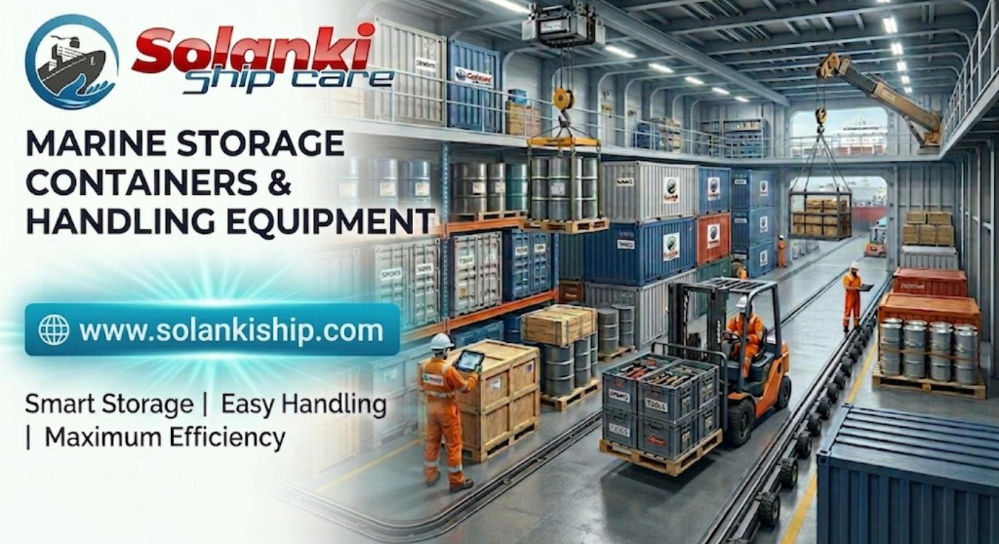 MARINE STORAGE CONTAINERS & HANDLING EQUIPMENT: ORGANIZING SHIP SUPPLIES EFFICIENTLY