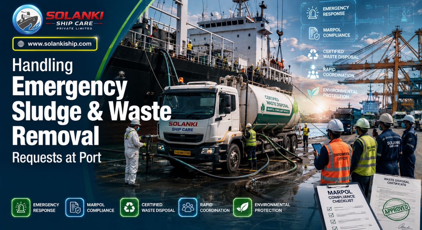 Handling Emergency Sludge and Waste Removal Requests at Port