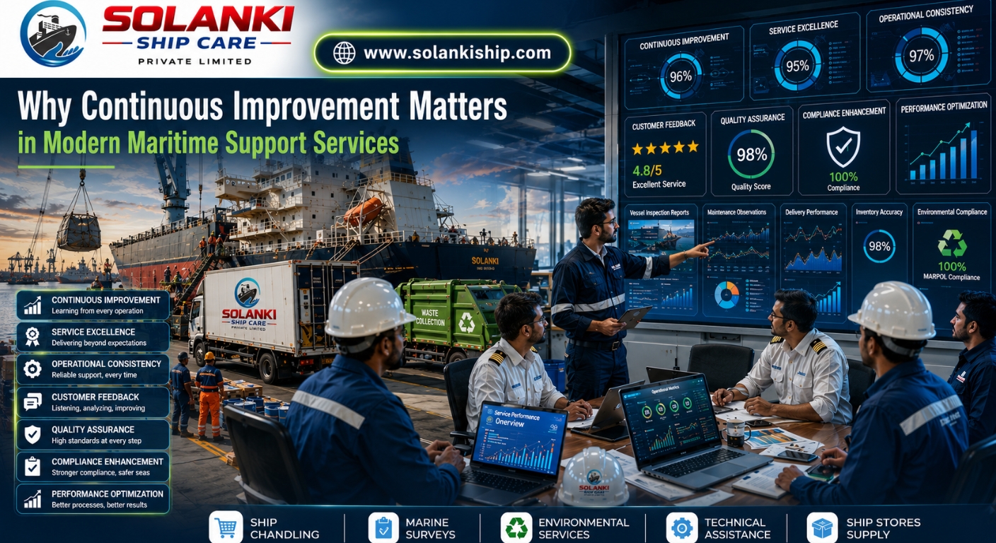 Why Continuous Improvement Matters in Modern Maritime Support Services