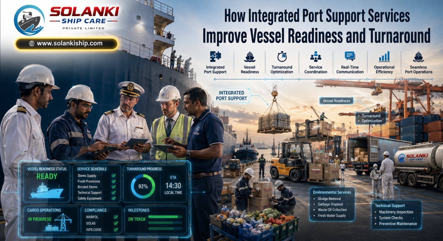 How Integrated Port Support Services Improve Vessel Readiness and Turnaround