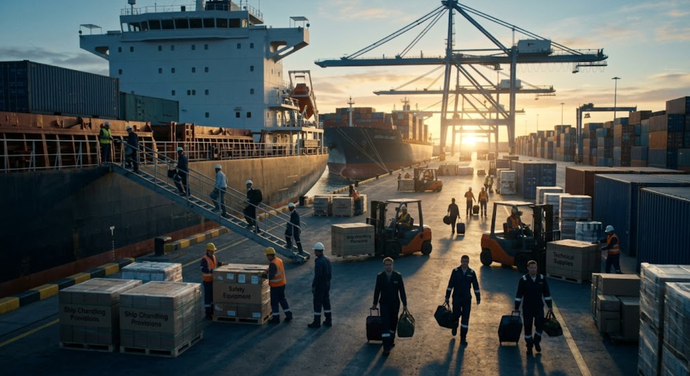 MANAGING SHIP SUPPLIES DURING CREW CHANGE OPERATIONS | SOLANKI SHIP CARE