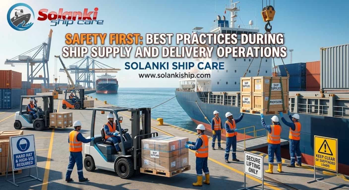 SAFETY FIRST: BEST PRACTICES DURING SHIP SUPPLY AND DELIVERY OPERATIONS | SOLANKI SHIP CARE